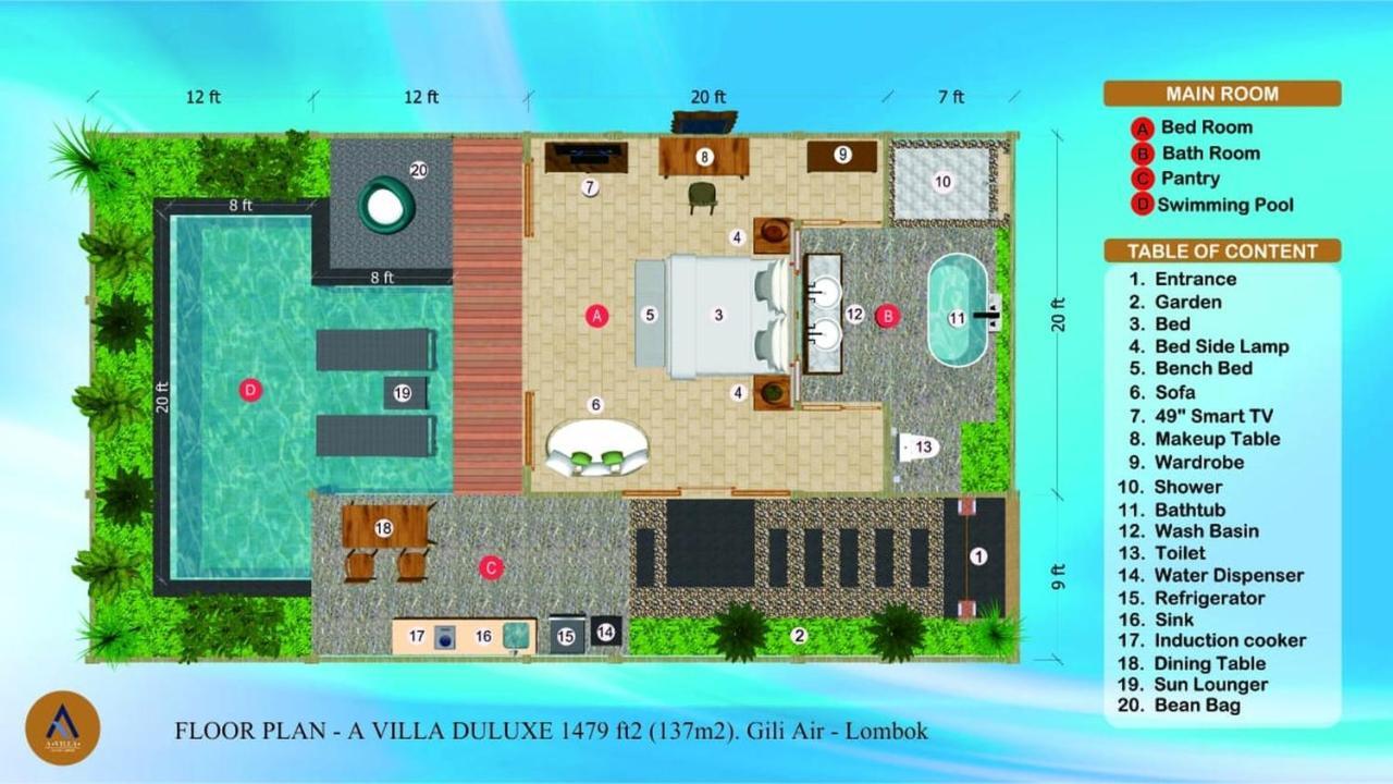 A Villa غيلي آير المظهر الخارجي الصورة